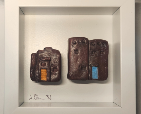 John Ehresmann framed sculptures