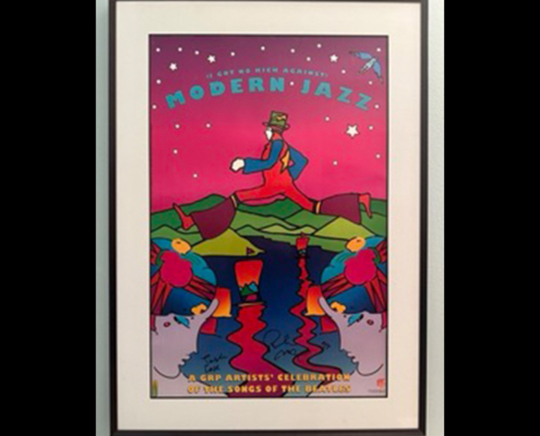 Signed Peter Max poster