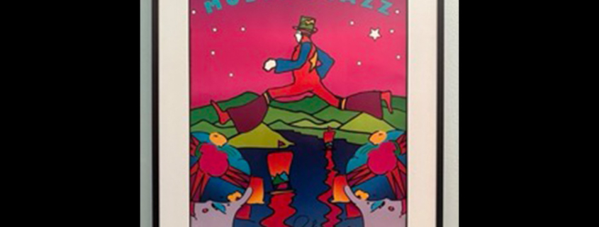 Signed Peter Max poster