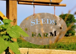 Seeds farm sign