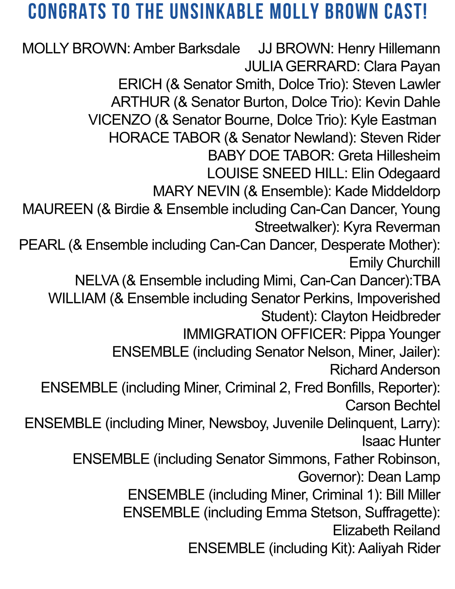 Copy of UMB Cast (1)