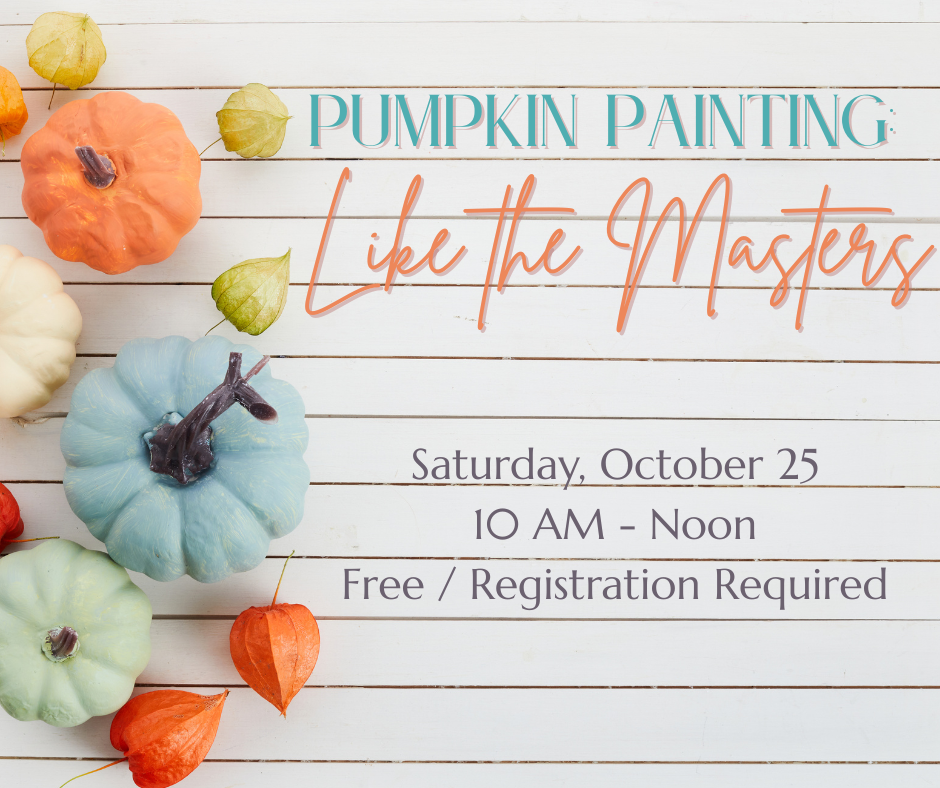 Pumpkin Painting: Like the Masters