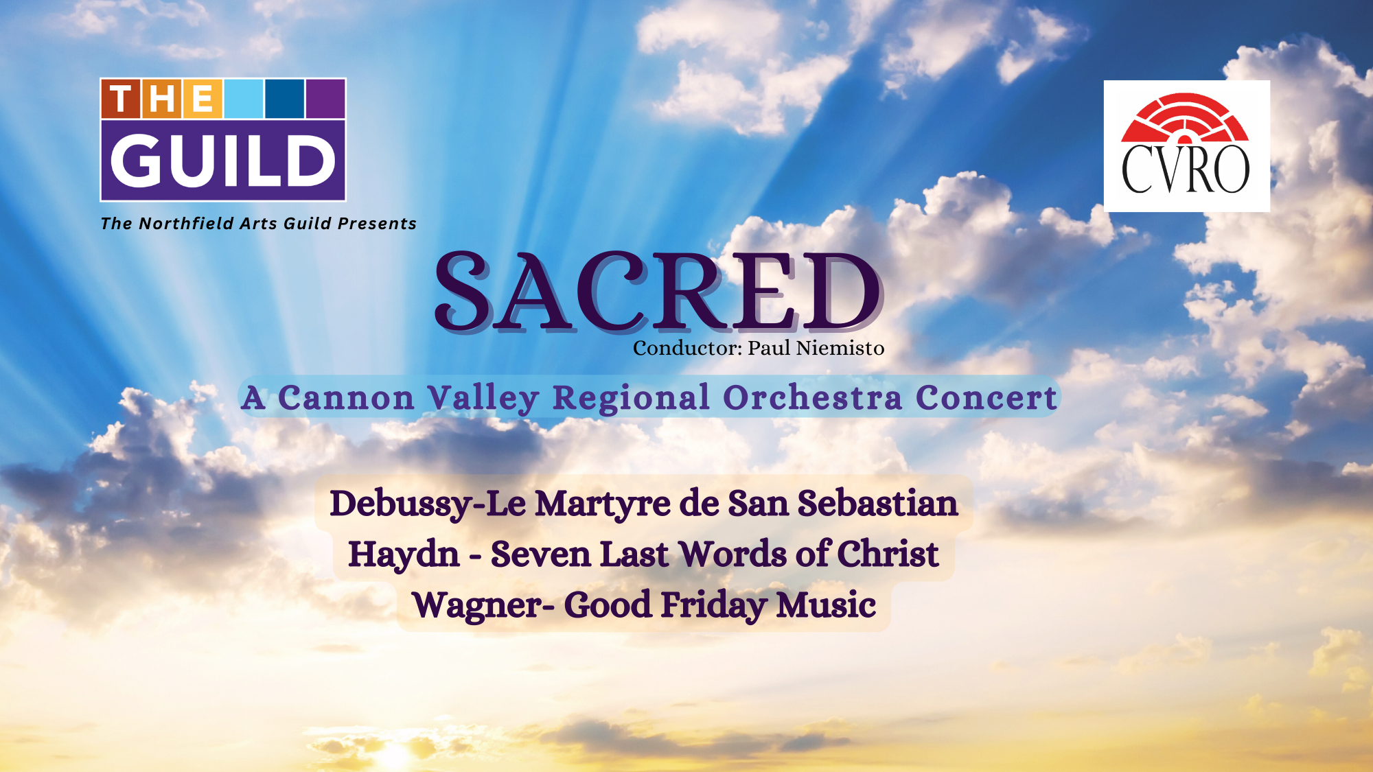SACRED:  A CVRO CONCERT